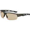 Lunettes de soleil Sequence Noir mat/Verres jaunes photo 1-2