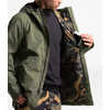 Manteau imperméable City Breeze Vert olive brûlé/Camo vert olive brûlé ciré