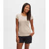 T-shirt New Beginnings Imprimé printanier croisé chiné