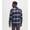 Chemise extensible Overland Carreaux bord du feu gris neutre