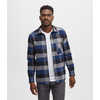 Chemise extensible Overland Carreaux bord du feu gris neutre