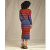 Robe midi Montclair Rayures multi porto