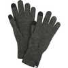 Sous-gants en laine mérinos Noir chiné