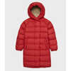 Manteau long Besnow Rouge foncé