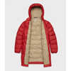 Manteau long Besnow Rouge foncé
