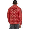 Manteau à capuchon Micro Puff Feu