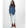 Chemise Lush Carreaux Sooke/Bleu océan foncé