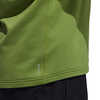 Maillot à demi-glissière Own the Run Olive technologie
