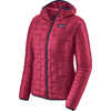 Manteau à capuchon Micro Puff Rose artisanal