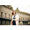 Blouson aviateur long Flybae Sel rose