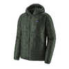 Manteau à capuchon Micro Puff Carbone