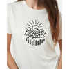 T-shirt Positive Impact Blanc orme