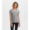 T-shirt Classic à encolure en V Gris chiné
