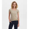 T-shirt en coton biologique Croisé chiné