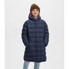 Manteau long Besnow Marine foncé