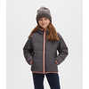 Manteau réversible Brume Fonte/Pêche ambre