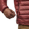 Manteau Down Sweater Rouge oxyde