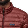 Manteau Down Sweater Rouge oxyde