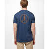 T-shirt Peace Tree Bleu océanique foncé chiné