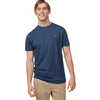 T-shirt Peace Tree Bleu océanique foncé chiné