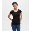 T-shirt en coton biologique Noir