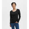 Chandail en coton biologique Noir