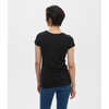 T-shirt en coton biologique Noir