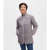 Manteau réversible Transference Violet cendré/Gris neutre