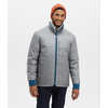 Manteau réversible en duvet Transference Port sombre/Gris neutre