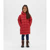 Manteau long Besnow Rouge foncé