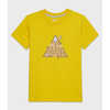 T-shirt Jaden Yukon Gold/Recycle Graphic