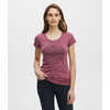 T-shirt New Beginnings Mauve Heather Adventure Circle Graphic