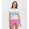 T-shirt New Beginnings White Hiking Graphic