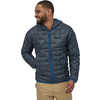 Manteau à capuchon Micro Puff Smolder Blue