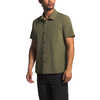 Chemise à manches courtes North Dome Vert olive brûlé