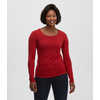 Chandail en coton biologique Rouge foncé