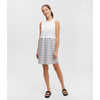 Robe camisole extensible Classic White/Light Grey Heather