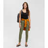 Pantalon cargo à taille haute Terrena Green Olive